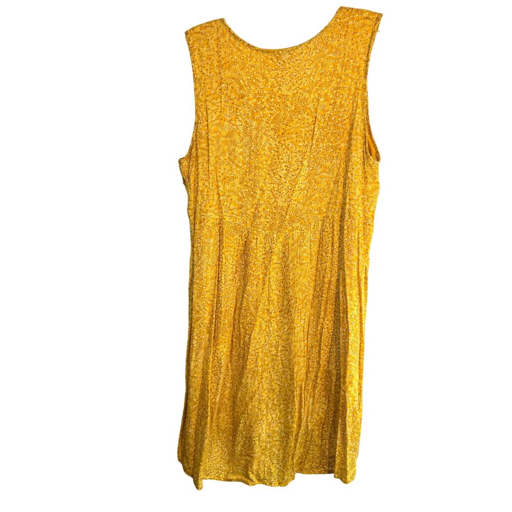 Old Navy Medium BOHO Yellow Women's Sleeveless Sun Dress Miss Size 8 10 M - Picture 6 of 7